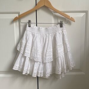 White American Eagle high waited mini skirt